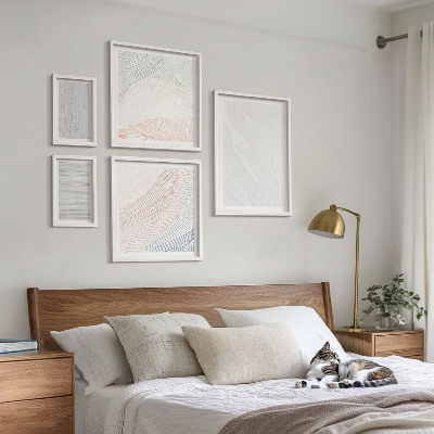 Conjunto de cuadros decorativos Patrones de cuerdas de estructuras brillantes
