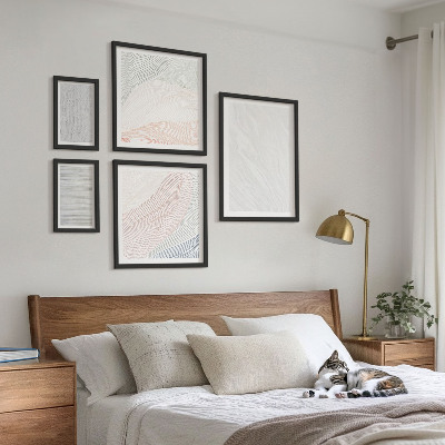 Conjunto de cuadros decorativos Patrones de cuerdas de estructuras brillantes