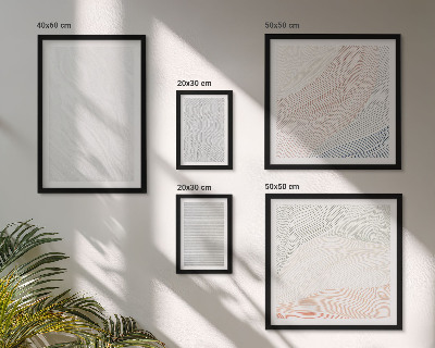 Conjunto de cuadros decorativos Patrones de cuerdas de estructuras brillantes