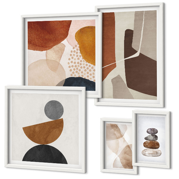 Pared galería de arte Decoraciones de pintura abstracta