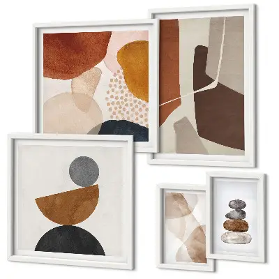 Pintura abstracta decorativa para pared de galería de arte