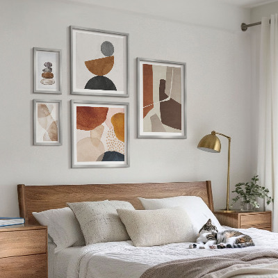 Pared galería de arte Decoraciones de pintura abstracta