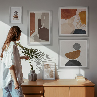 Pared galería de arte Decoraciones de pintura abstracta