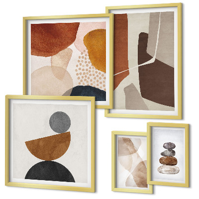 Pared galería de arte Decoraciones de pintura abstracta