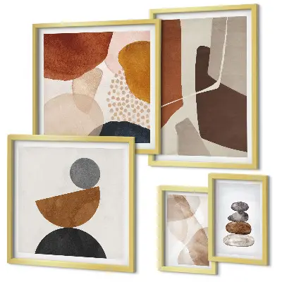 Pintura abstracta decorativa para pared de galería de arte