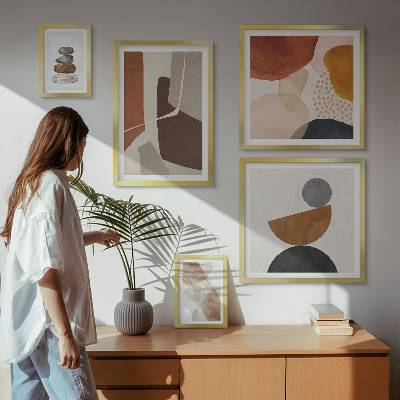 Pared galería de arte Decoraciones de pintura abstracta