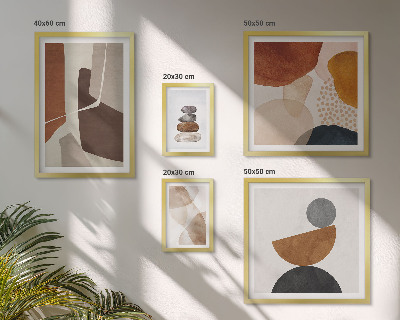Pared galería de arte Decoraciones de pintura abstracta