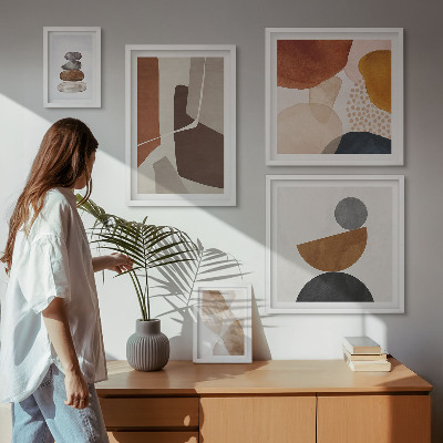 Pared galería de arte Decoraciones de pintura abstracta