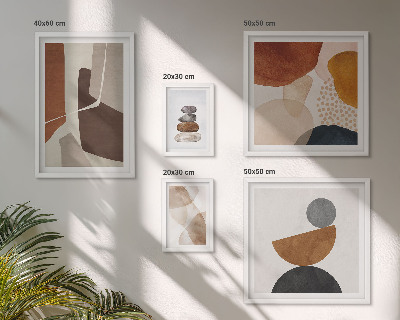 Pared galería de arte Decoraciones de pintura abstracta