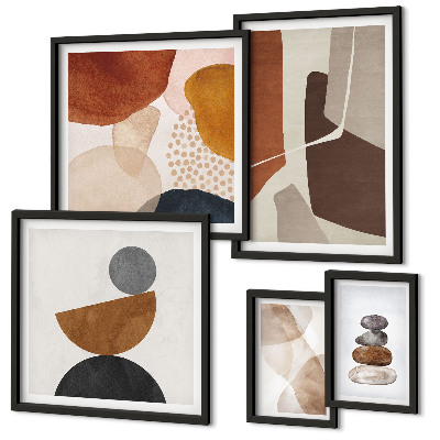 Pared galería de arte Decoraciones de pintura abstracta