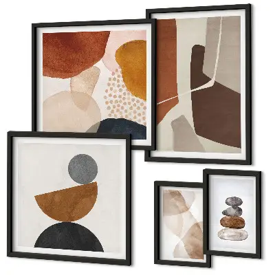 Pintura abstracta decorativa para pared de galería de arte