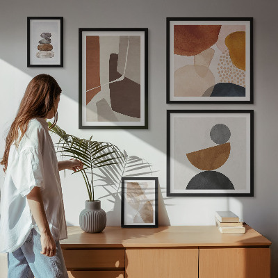 Pared galería de arte Decoraciones de pintura abstracta