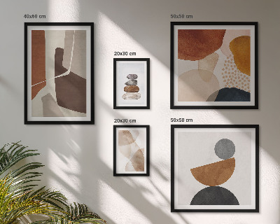 Pared galería de arte Decoraciones de pintura abstracta