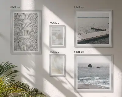 Conjunto de cuadros decorativos con diseño abstracto de texturas modernas