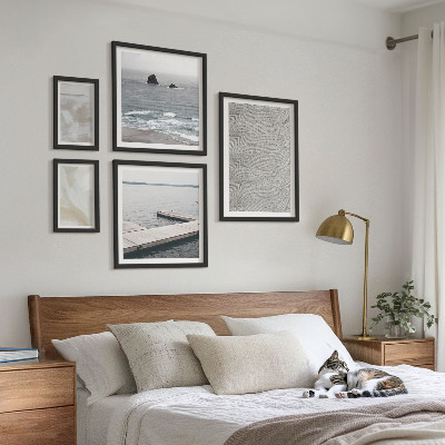 Conjunto de cuadros decorativos Diseño abstracto con texturas modernas
