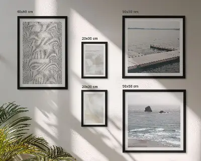 Conjunto de cuadros decorativos con diseño abstracto de texturas modernas