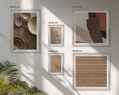 Pared galería de arte Estructuras de piedra minimalistas