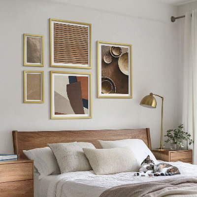 Pared galería de arte Estructuras de piedra minimalistas
