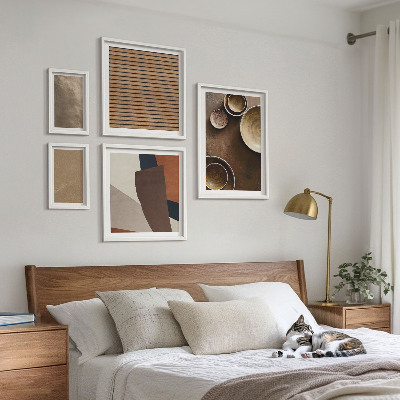 Pared galería de arte Estructuras de piedra minimalistas