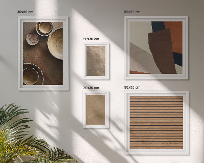 Pared galería de arte Estructuras de piedra minimalistas