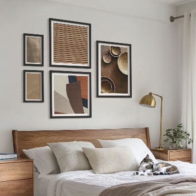 Pared galería de arte Estructuras de piedra minimalistas