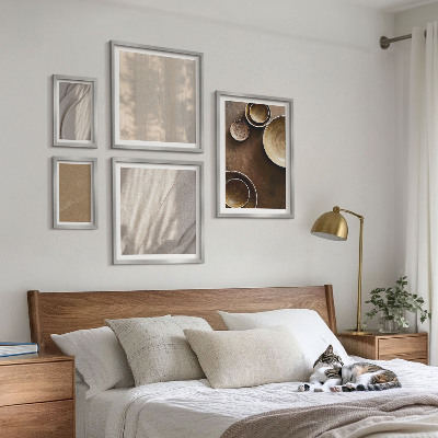 Conjunto de cuadros decorativos Estructuras de textura minimalistas