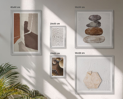 Set de 5 cuadros para salón Texturas del arte moderno