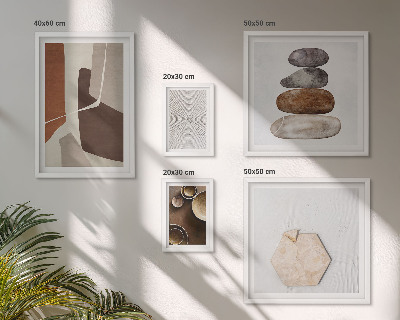 Set de 5 cuadros para salón Texturas del arte moderno