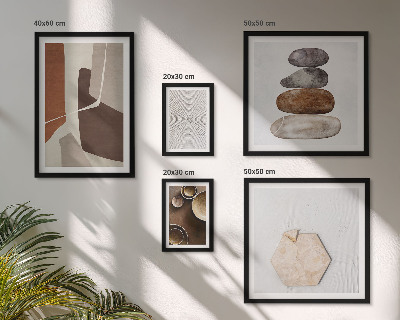 Set de 5 cuadros para salón Texturas del arte moderno