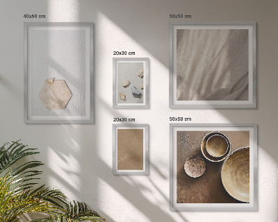 Conjunto de cuadros decorativos Texturas minimalistas cálidas