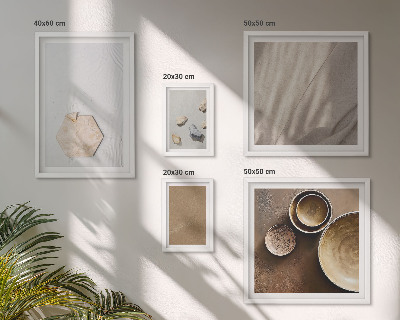 Conjunto de cuadros decorativos Texturas minimalistas cálidas