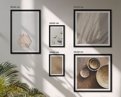 Conjunto de cuadros decorativos Texturas minimalistas cálidas
