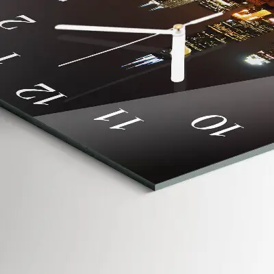 Cuadrado reloj cuadrado Horizonte nocturno