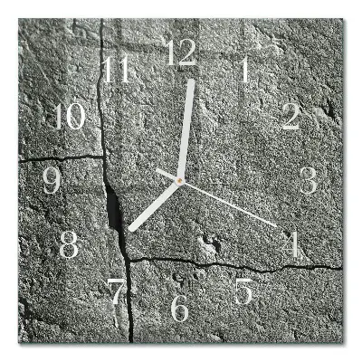 Reloj de vidrio cuadrado Piedra natural