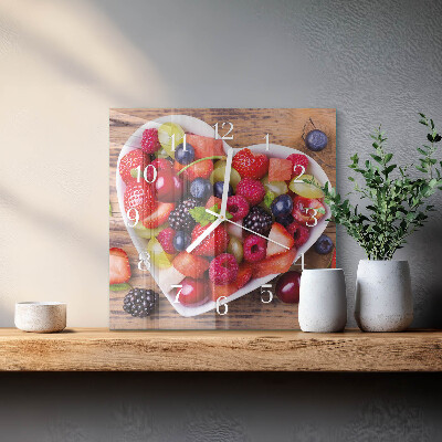 Cuadrado reloj cuadrado Fruta