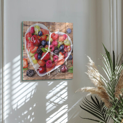 Cuadrado reloj cuadrado Fruta
