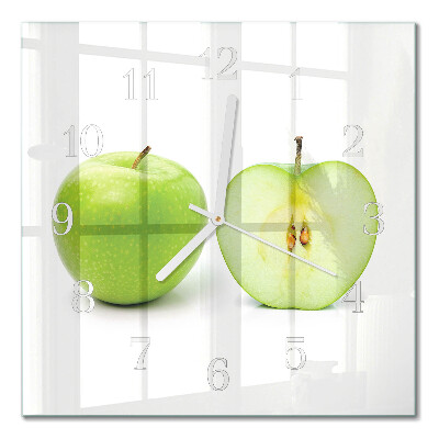 Reloj de cristal cuadrado Manzana