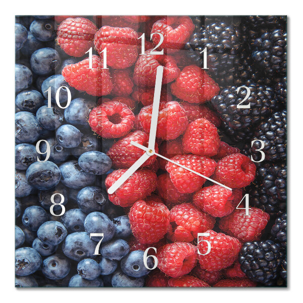 Reloj de cristal cuadrado Bayas