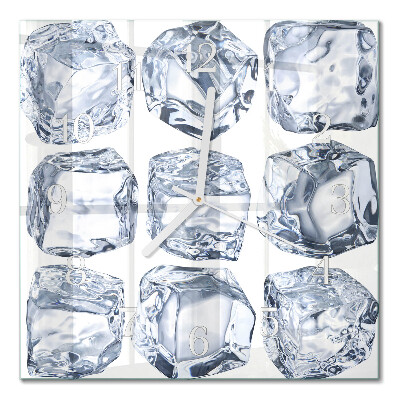 Reloj de cristal cuadrado Hielo