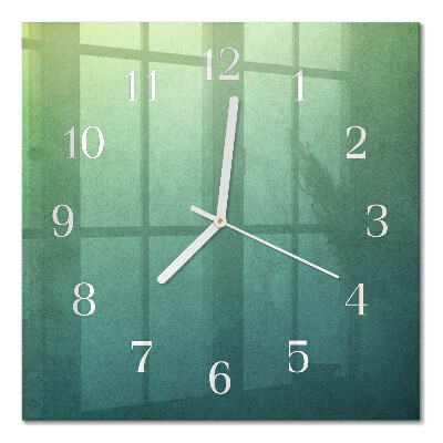 Cuadrado reloj cuadrado Degradado verde