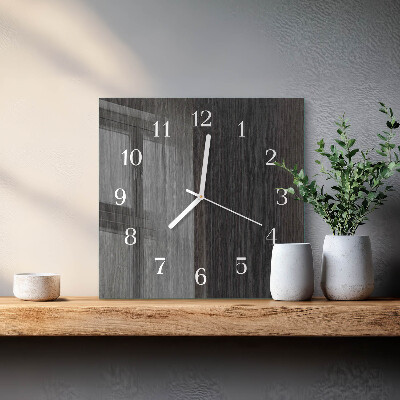 Cuadrado reloj cuadrado Madera