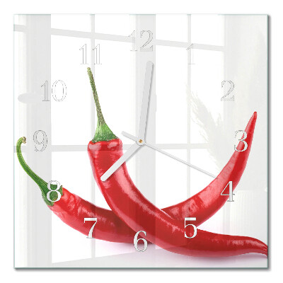 Reloj de cristal cuadrado Chiles
