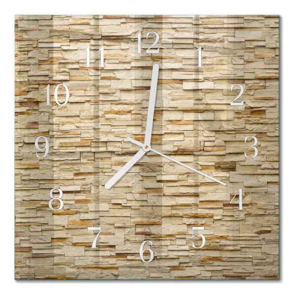 Cuadrado reloj cuadrado Piedra decorativa