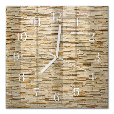 Cuadrado reloj cuadrado Piedra decorativa