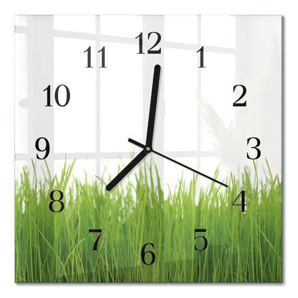 Reloj de pared cuadrado Arte floral