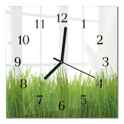 Reloj de pared cuadrado Arte floral