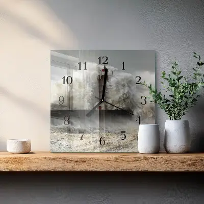 Reloj de pared cuadrado Tormenta
