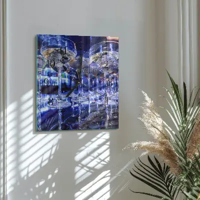 Reloj de pared cuadrado Anteojos