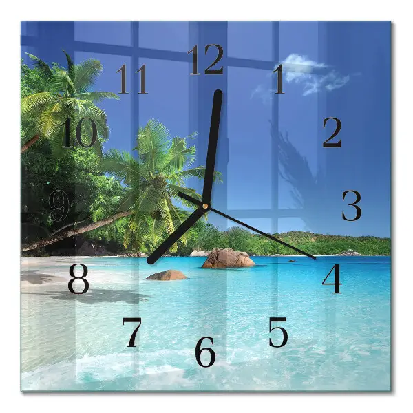 Reloj cuadrado Isla de las palmeras