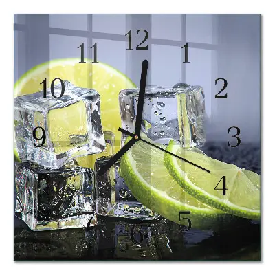 Reloj de pared cuadrado Frutas cítricas